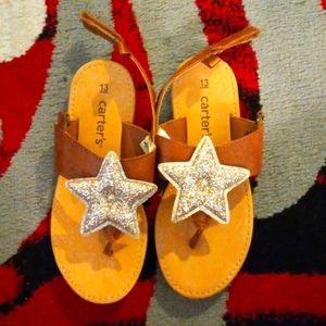 Cute Carter's Sandals for Girls (13C)
